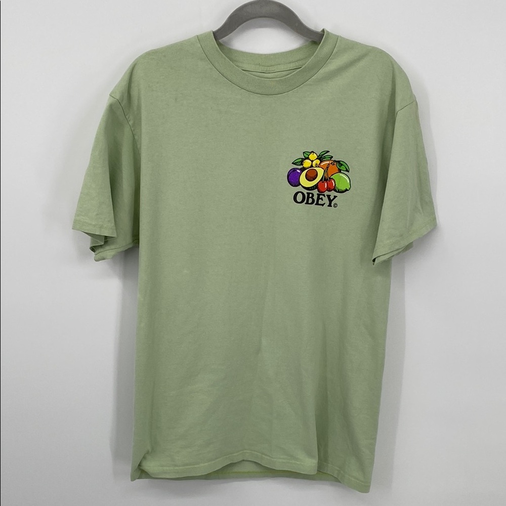 Obey Multicolor Fruit Graphic Tee Men’s Size Medium